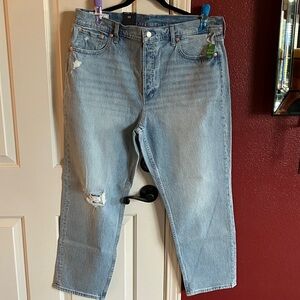 Gap Men's Light Blue Distressed Jeans